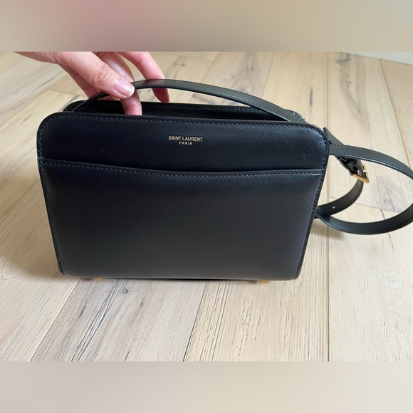 REVERSED satchel in Black Saint Laurent (YSL) with box/receipts - Picture 10 of 16